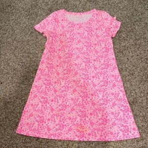 Lilly Pulitzer Cody short sleeve dress pink shandy invest a gator
